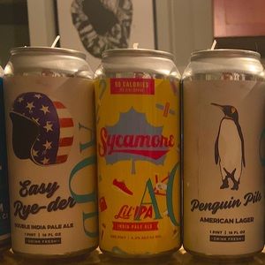 Pint size Beer Candles